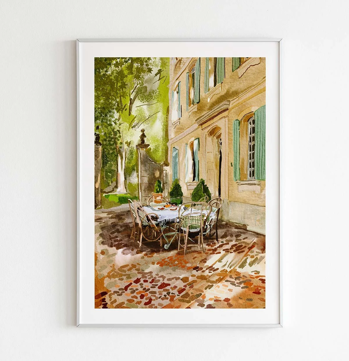 Magical French garden — Ekaterina Zagorska Art